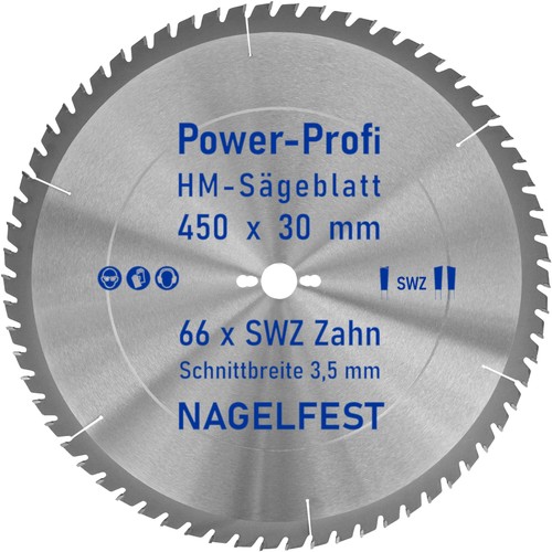 Kreis sägeblatt 450 - x, 30