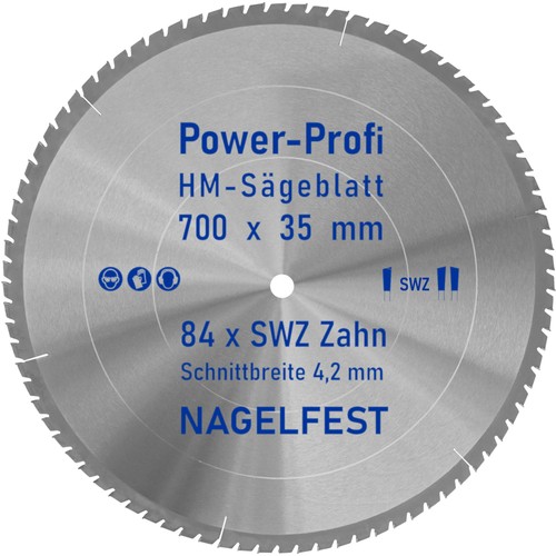 Kreis sägeblatt 700 35 - hm-kreis-sägeblatt,
