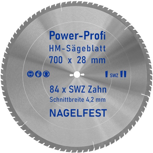 Kreis sägeblatt 700 - 700, 28