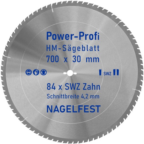 Kreis sägeblatt 700 30 - x,