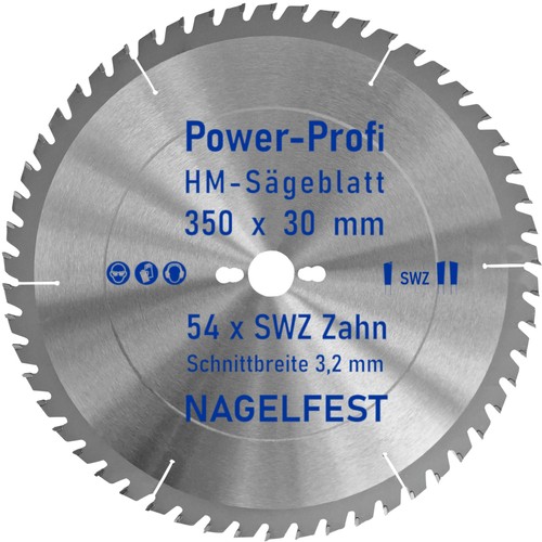 Kreis sägeblatt 350 30 - hm-kreis-sägeblatt,