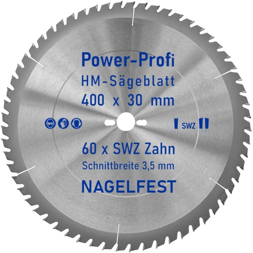 Kreis sägeblatt 400 30 - x,
